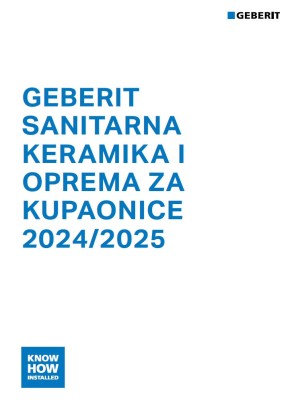 Geberit sanitarna keramika i oprema za kupaonice 2024/2025 Geberit sanitarna keramika i oprema za kupaonice 2024/2025