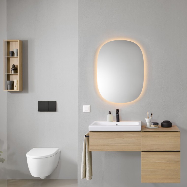 Geberit iCon baza za umivaonik s bočnim elementom Geberit iCon baza za umivaonik s bočnim elementom