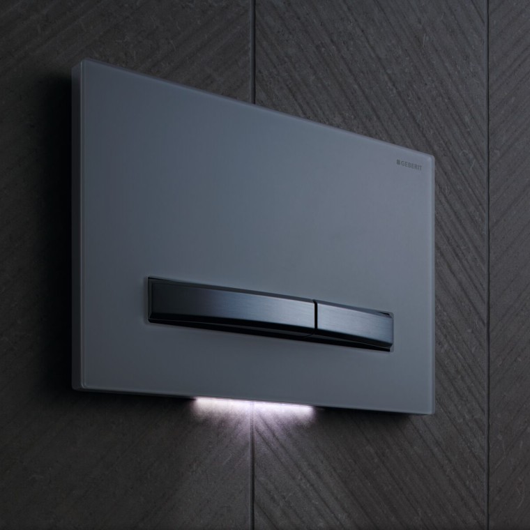 Geberit Sigma50 square design, s orijentacijskim svjetlom Geberit Sigma50 square design, s orijentacijskim svjetlom
