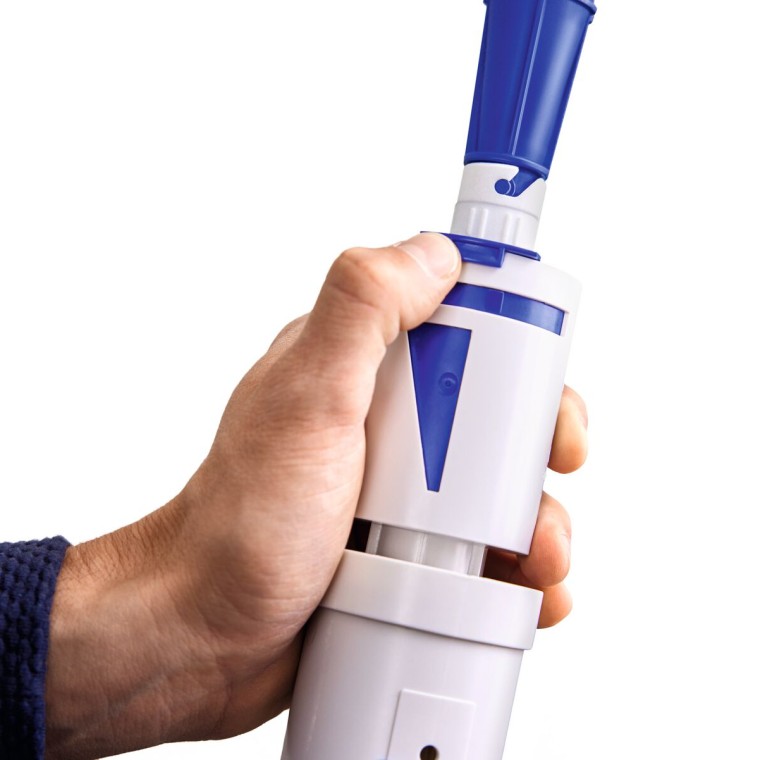 Podešavanje malog vulemena za ispiranje na ventilu.