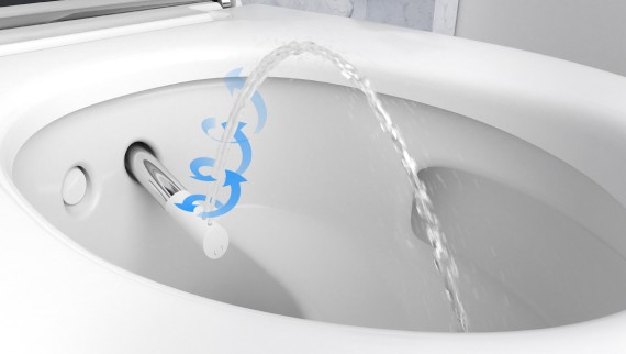 Geberit AquaClean tuš WC uređaj s WhrilSpray tehnologijom