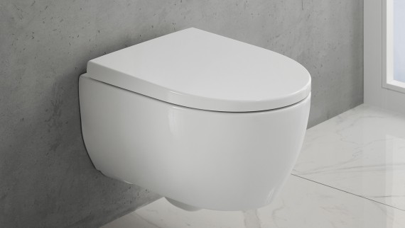 Konzolna WC školjka iz kupaonske linije Geberit iCon (© Geberit)