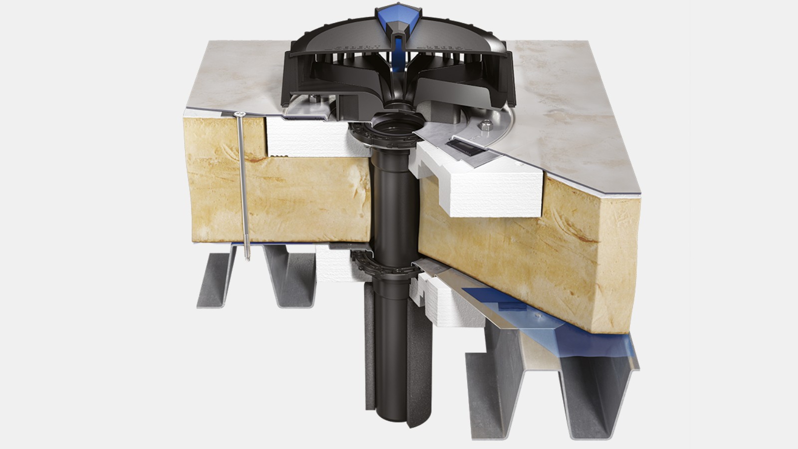 Geberit Pluvia grlo za lagane krovove