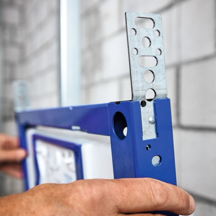 Jednostavna instalacija elementa Duofix.