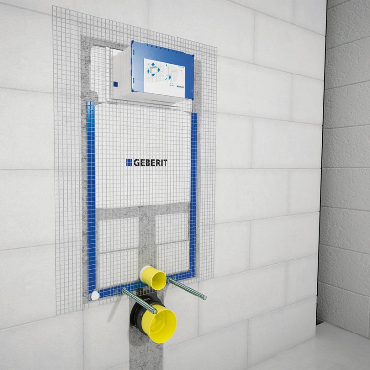 Ugradnja Geberit Kombifix ugradbenog vodokotlića za WC Ugradnja Geberit Kombifix ugradbenog vodokotlića za WC