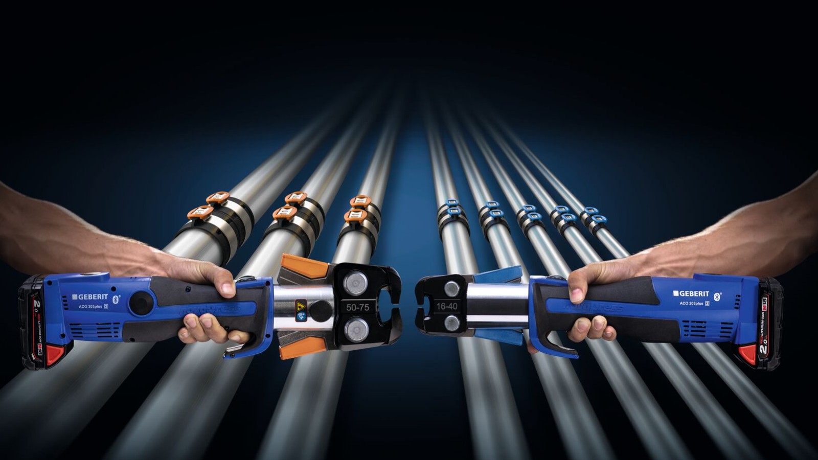 Mogućnost da se pomiješa dvije čeljusti za stiskanje vrlo je mala zahvaljujući njihovoj prepoznatljivoj narančastoj i plavoj boji.