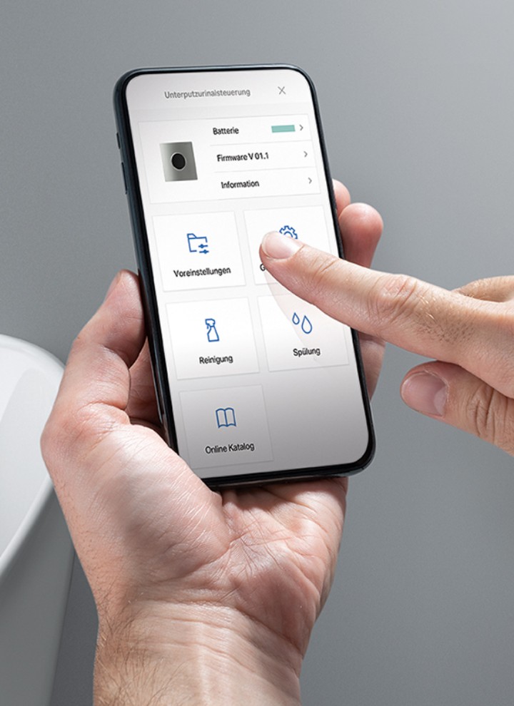 Aplikacija Geberit Control upravlja sanitarnim instalacijama Aplikacija Geberit Control upravlja sanitarnim instalacijama