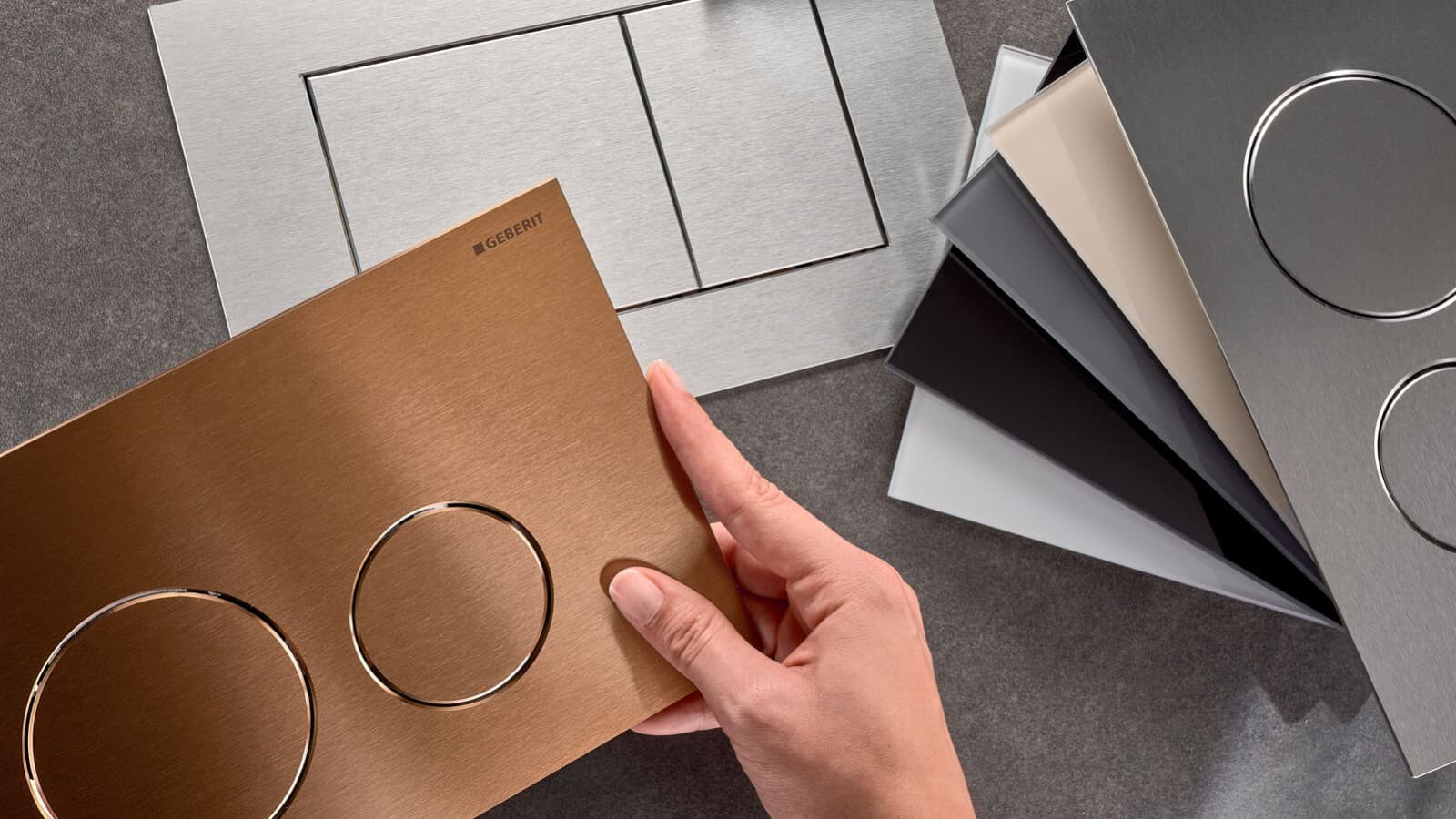 Geberit Sigma40 tipke za aktiviranje u raznim površinama i oblicima tipki Geberit Sigma40 tipke za aktiviranje u raznim površinama i oblicima tipki