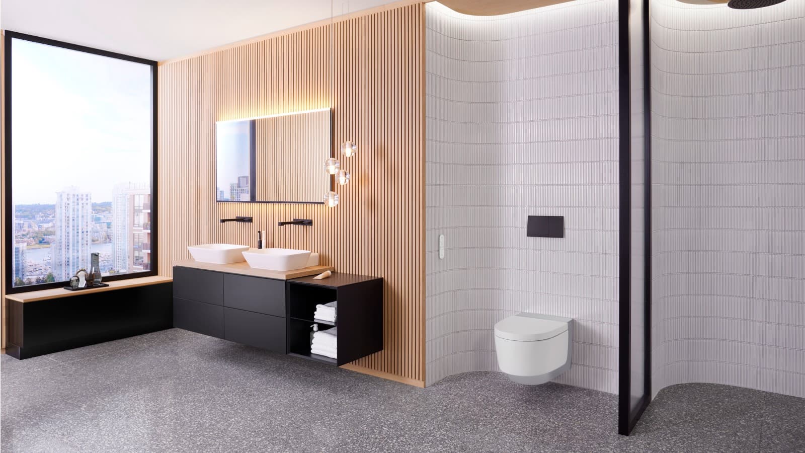 Geberit AquaClean Mera u kromiranoj boji Geberit AquaClean Mera u kromiranoj boji